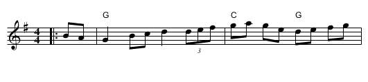 Cronin's Hornpipe - staff notation