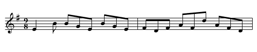 Cronin's Slippery Jig - staff notation