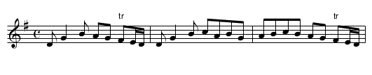 Crooked Horn'd Ewe, The  - staff notation