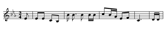 Crooked Jack - staff notation