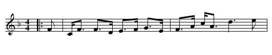Cropie's Strathspey - staff notation