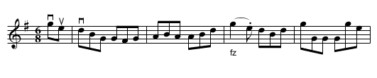 CROPPIES, LIE DOWN -- JIG - staff notation