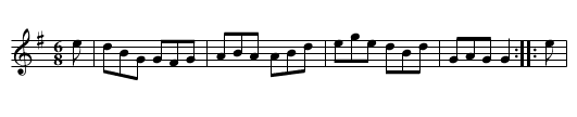 Croppies ly Down. JMP.065 - staff notation