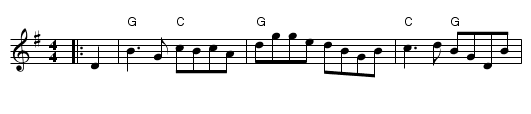 Cross The Fence - staff notation