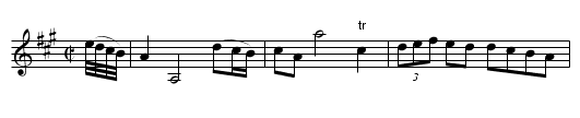 Cross the Water - staff notation