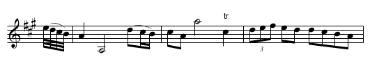 Cross the Water - staff notation