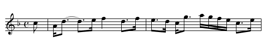 Croughly - staff notation