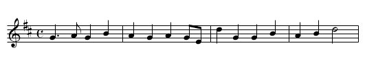 Crowdie Once and Crowdie Twice - staff notation