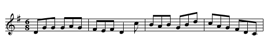 Crowley's Recollection - staff notation