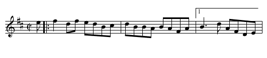 Crowley's - staff notation