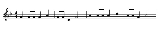 Crows in the Garden - staff notation