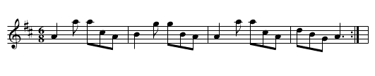 Cruds [sic] and Cream - staff notation