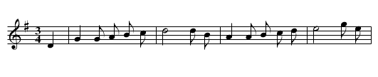Crystal Spring - staff notation