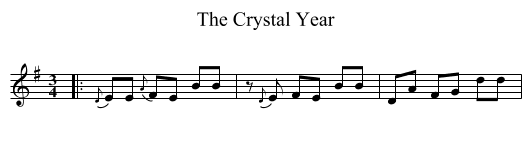 Crystal Year, The  - staff notation