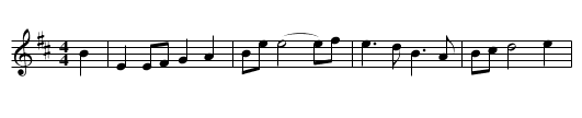 Cuan Bhéil Inse - staff notation