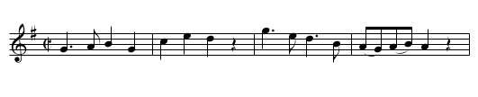 Cuckoo [7], The - staff notation
