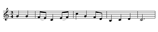 Cuckoo (x), The  - staff notation
