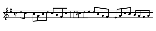 Cuckoo - staff notation