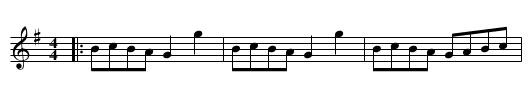 Cuckoo's Nest, Ilmington 3 - staff notation