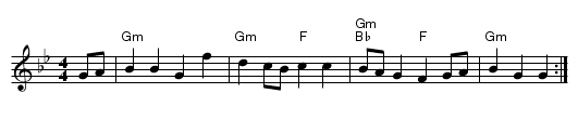 Cuckoo's Nest - staff notation