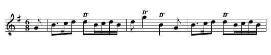 Cuddy Clauder - staff notation