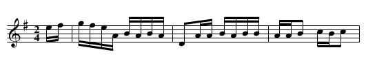 Cuffy - staff notation
