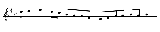 Cuffy - staff notation