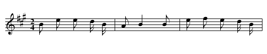 Cuihua beiqian - staff notation