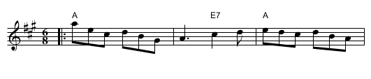 C&uacute;il Aodha - staff notation