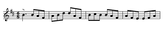 Cuileann U&iacute; Chaoimh - staff notation