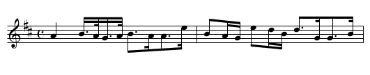 Cuilfhionn - staff notation
