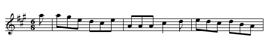 Cul Aodh Jig - staff notation