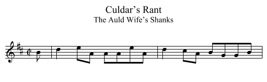 Culdar’s Rant - staff notation