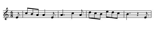 Cum to the old gum tree - staff notation