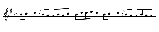 Cumberland Gap [4] - staff notation