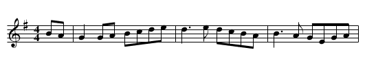 Cumberland Gap - staff notation