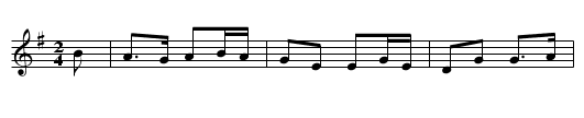 Cumberland Nelly - staff notation