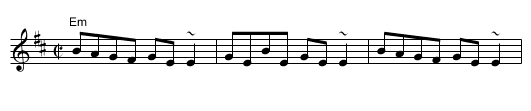 Cup Of Tea, The - staff notation