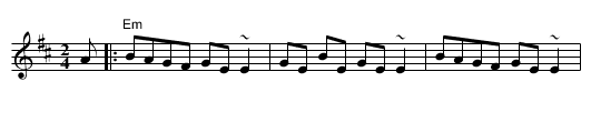 Cup of Tea - staff notation