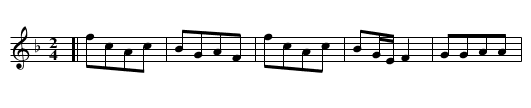 Cupid in a Camphor Bag - staff notation