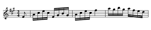 Cupid's Frolic [1] - staff notation