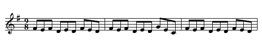 Cusabue Ord - staff notation