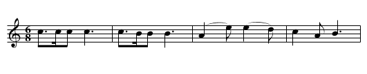 Cushla ma chree - staff notation