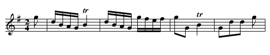 Cut and Dry Dolly - staff notation
