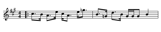 Cut and Dry - staff notation