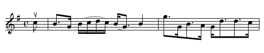 CUT AND DRY - staff notation