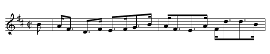 Cut Him Down Susie - staff notation