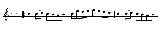 CUTTY CLAY - staff notation