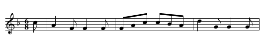 Cynwidd - staff notation