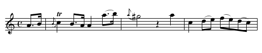Cyprus Grove, The - staff notation